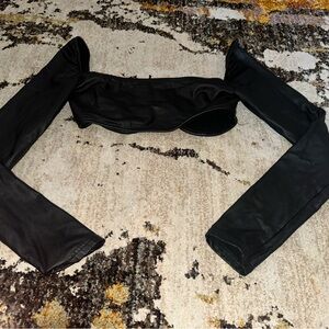 Chic Black Off-Shoulder Top